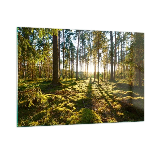 Schilderen op glas - … Achter de zeven bossen - 120x80 cm