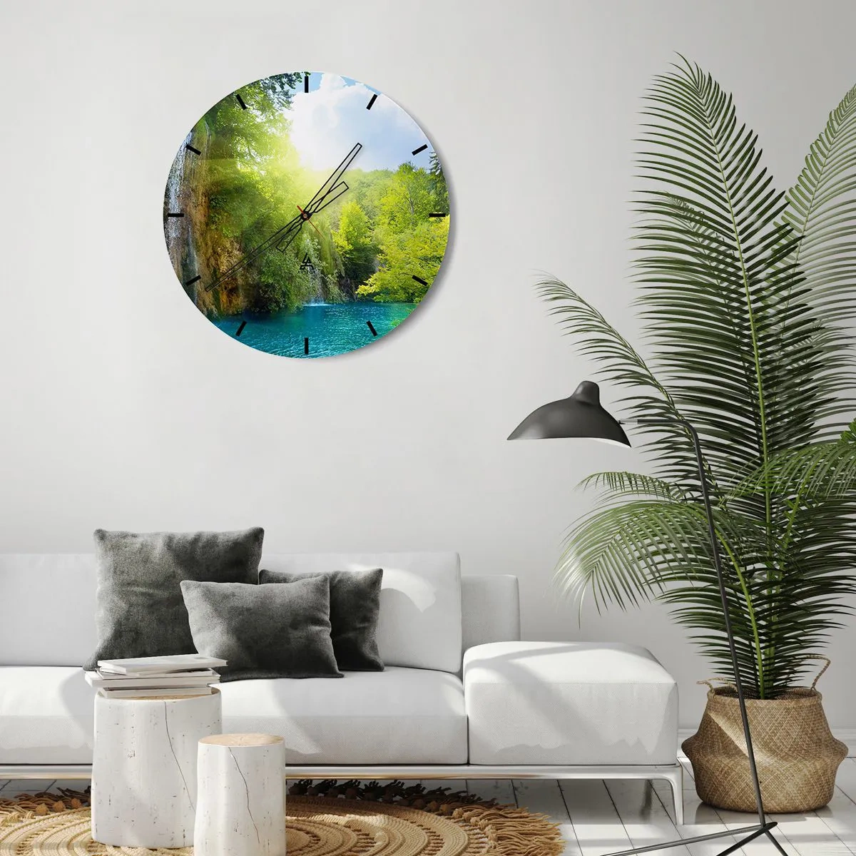 Wandklok - Klok - Het moet Eden zijn - 40x40 cm