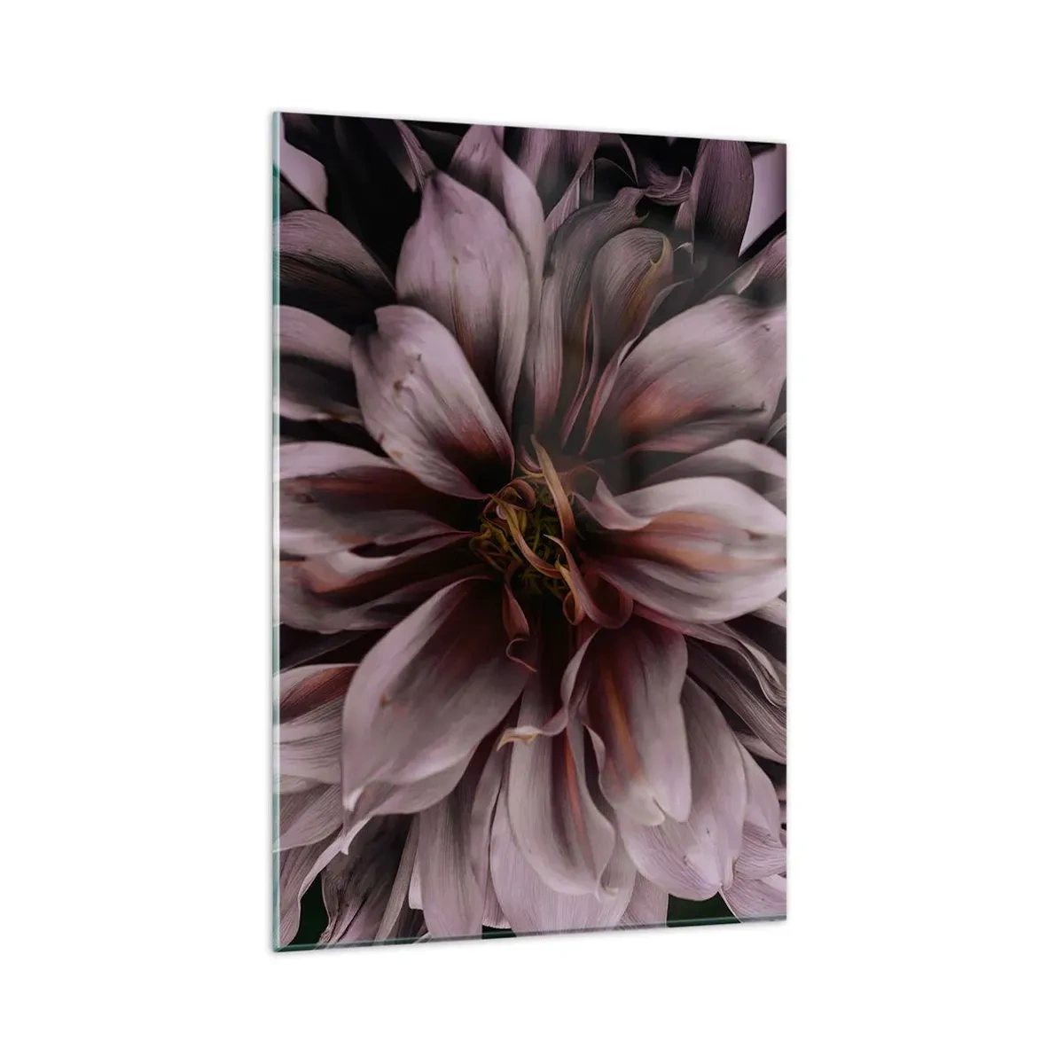 Schilderen op glas - Een bloemenhart - 80x120 cm