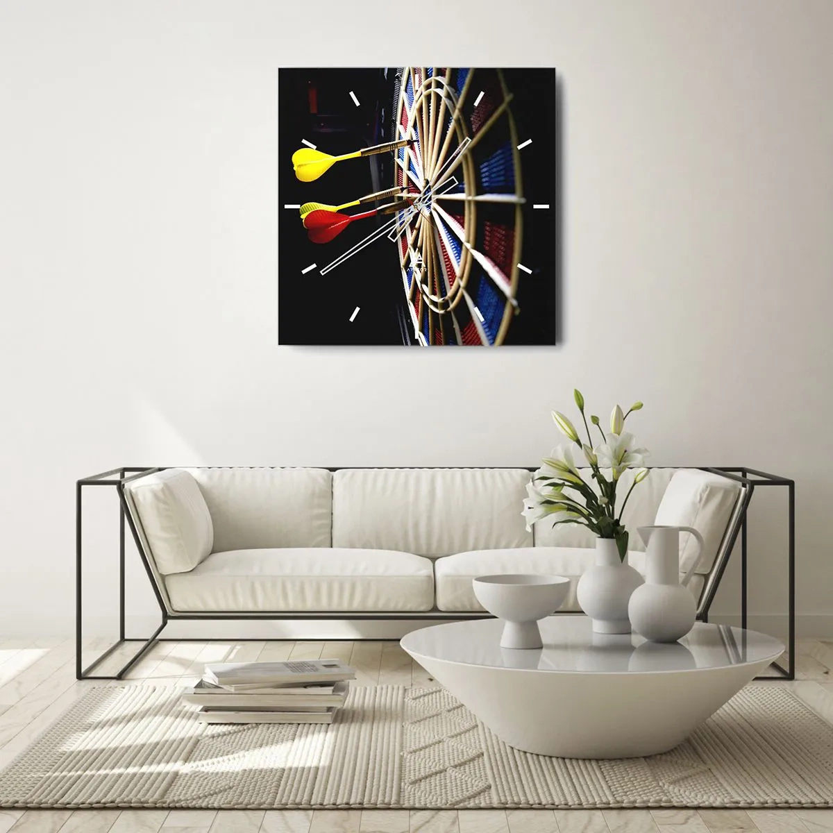 Wandklok - Klok - De spikerop de kop - 40x40 cm