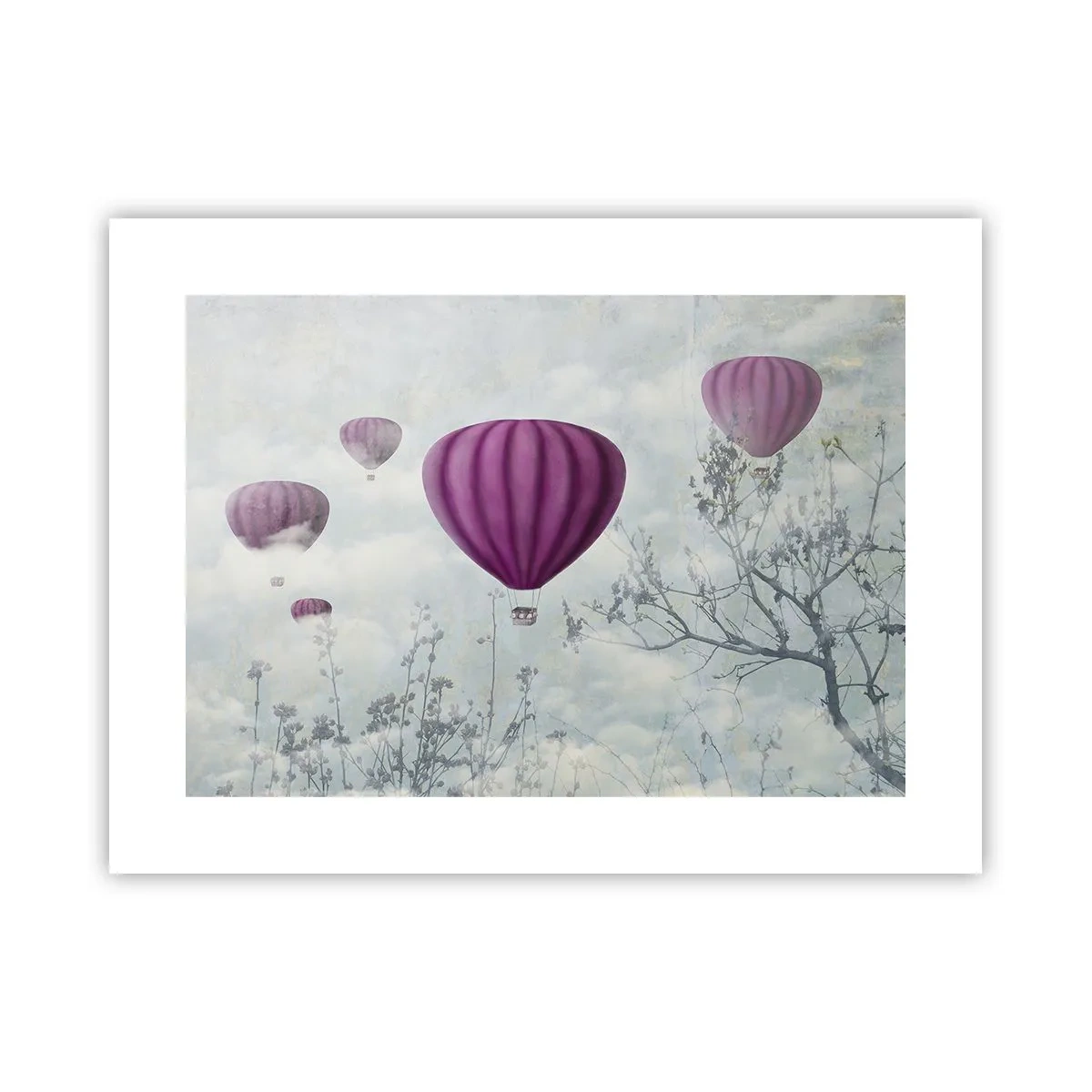 Poster - Als schepen in de lucht - 40x30 cm