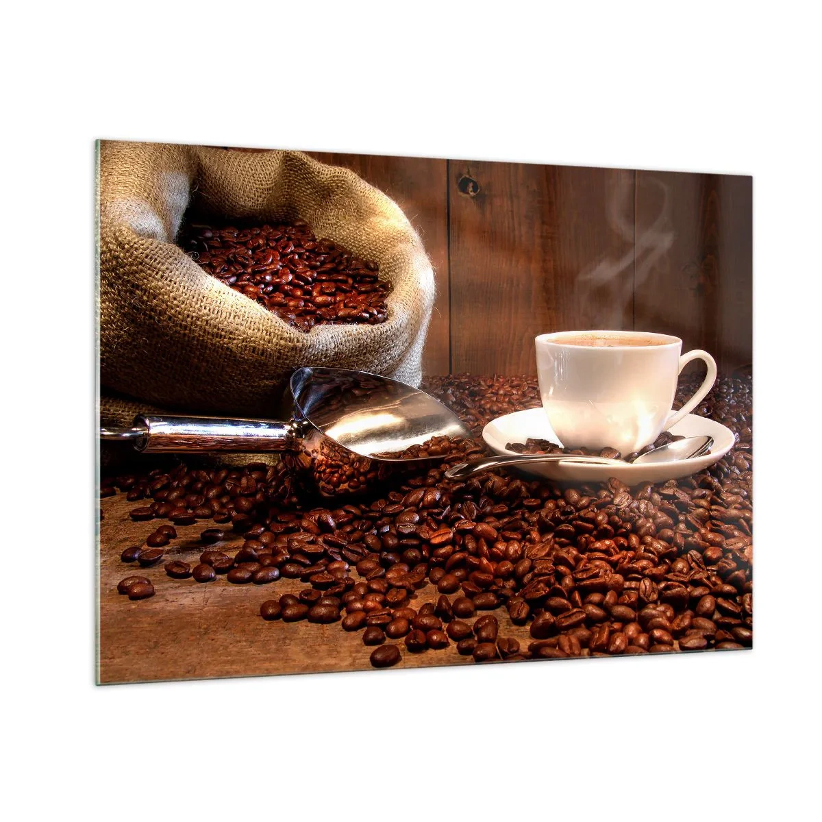 Schilderen op glas - Voel je die geur? - 100x70 cm