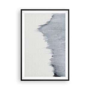 Poster in een zwarte lijst - Mysterieuze tekst - 61x91 cm