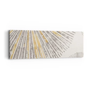 Schilderen op canvas - De schoonheid van de straal - 90x30 cm
