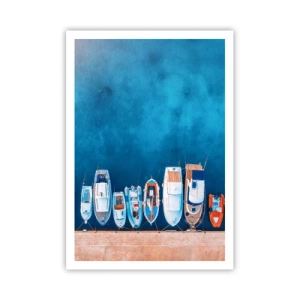 Poster - In één rij - 70x100 cm