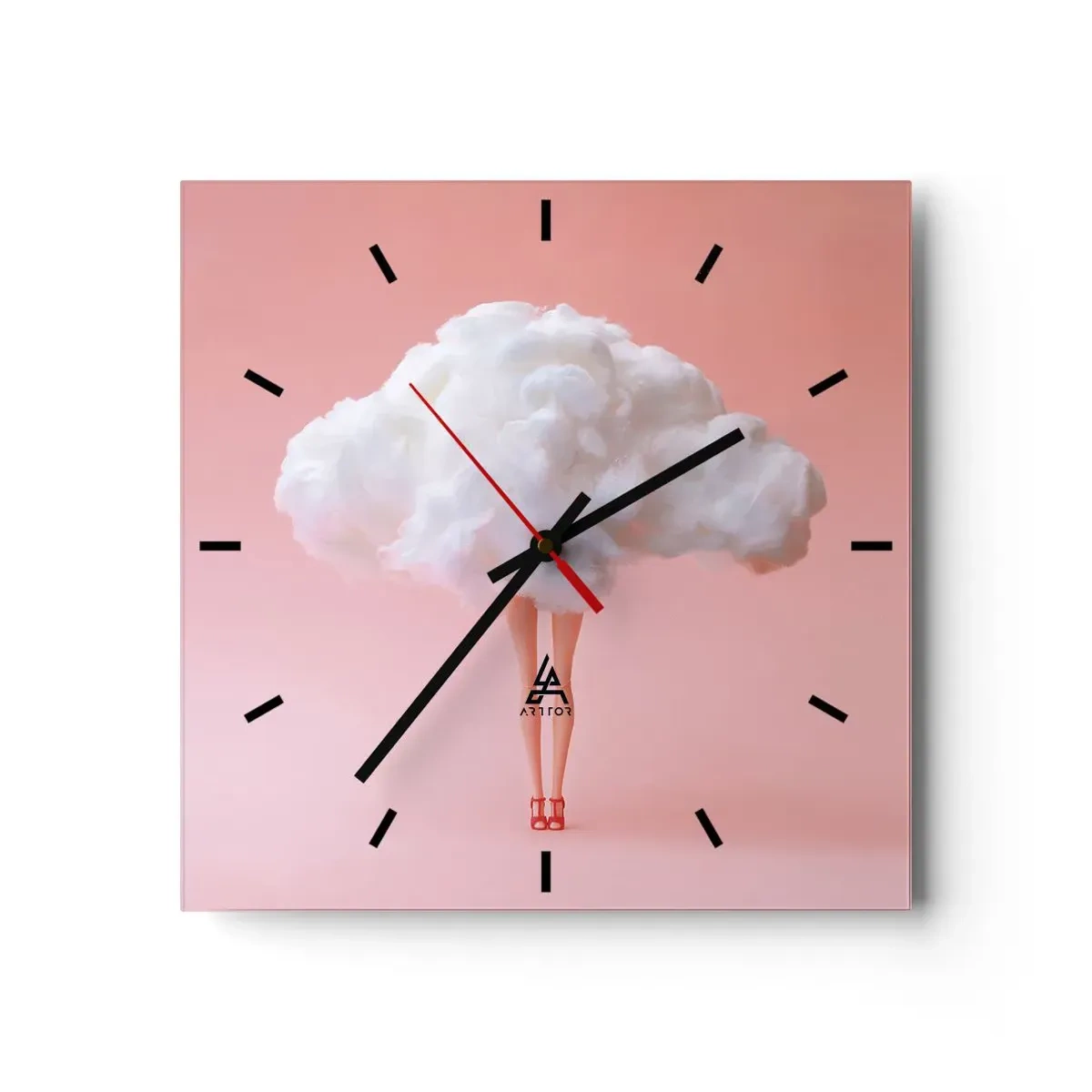 Wandklok - Klok - Zoete belofte - 40x40 cm