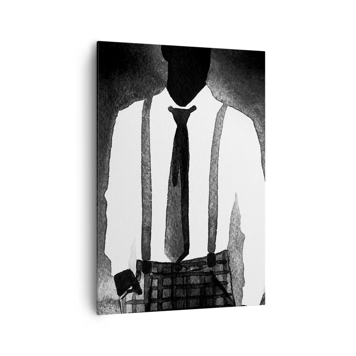 Schilderen op canvas - In een noir sfeer - 70x100 cm