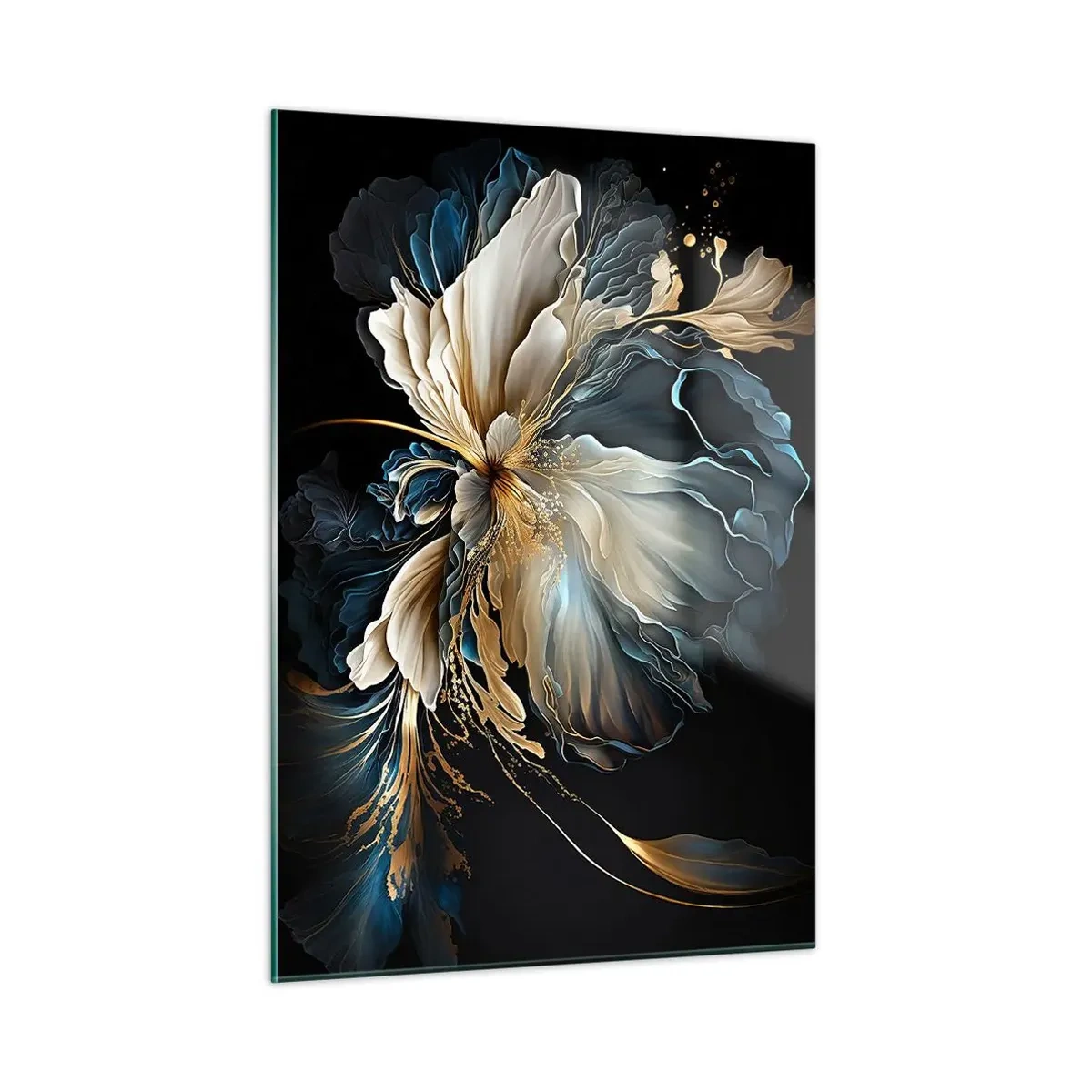 Schilderen op glas - Sprookjesachtige varenbloem - 50x70 cm