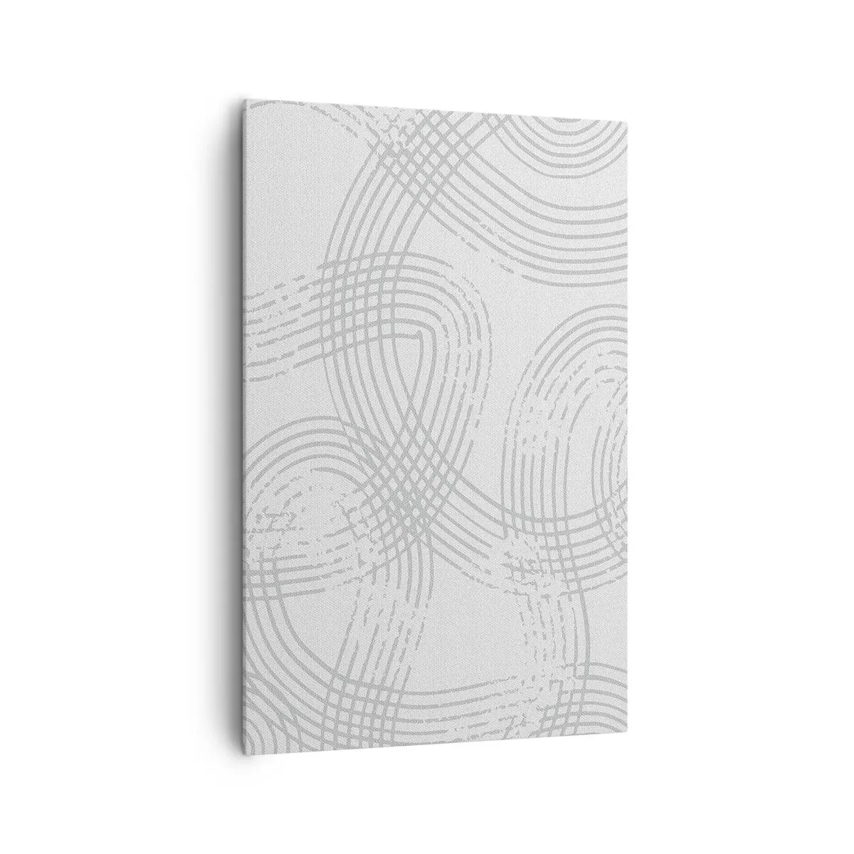 Schilderen op canvas - Er is geen rechte weg - 80x120 cm