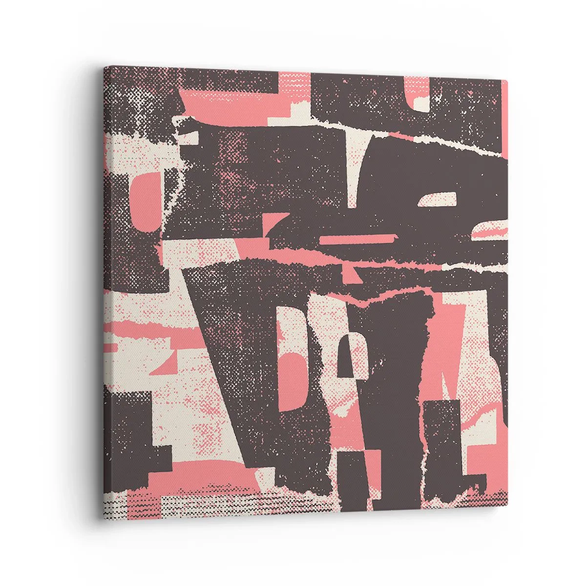 Schilderen op canvas - Al dit lawaai - 30x30 cm
