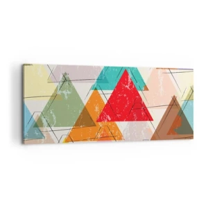 Schilderen op canvas - Onzinnige praat uitslaan - 100x40 cm