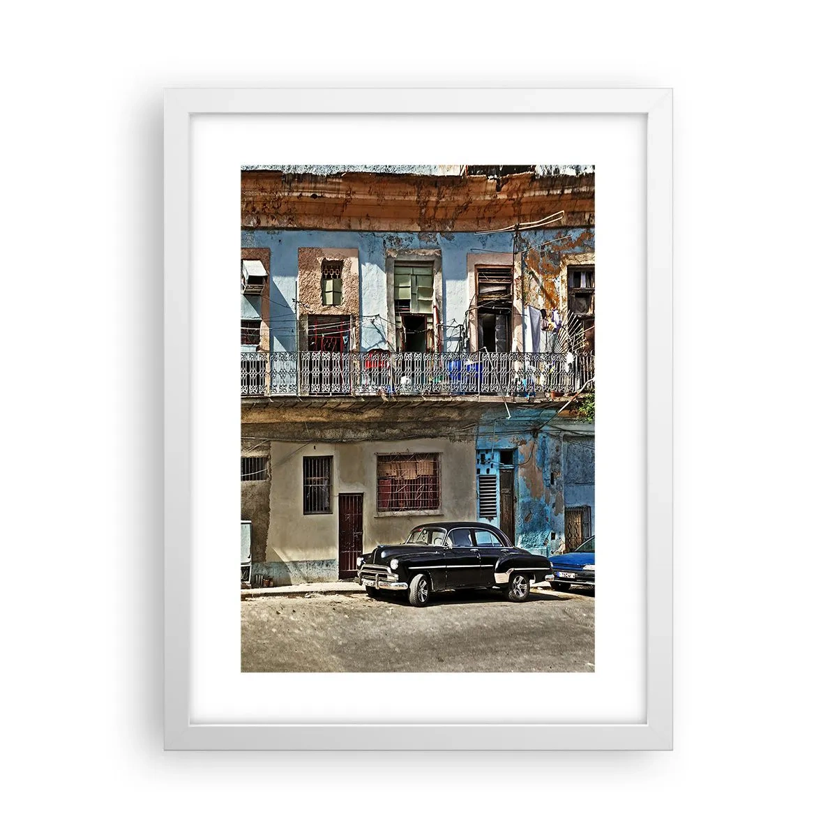 Poster in een witte lijst - Havana-vibes - 30x40 cm