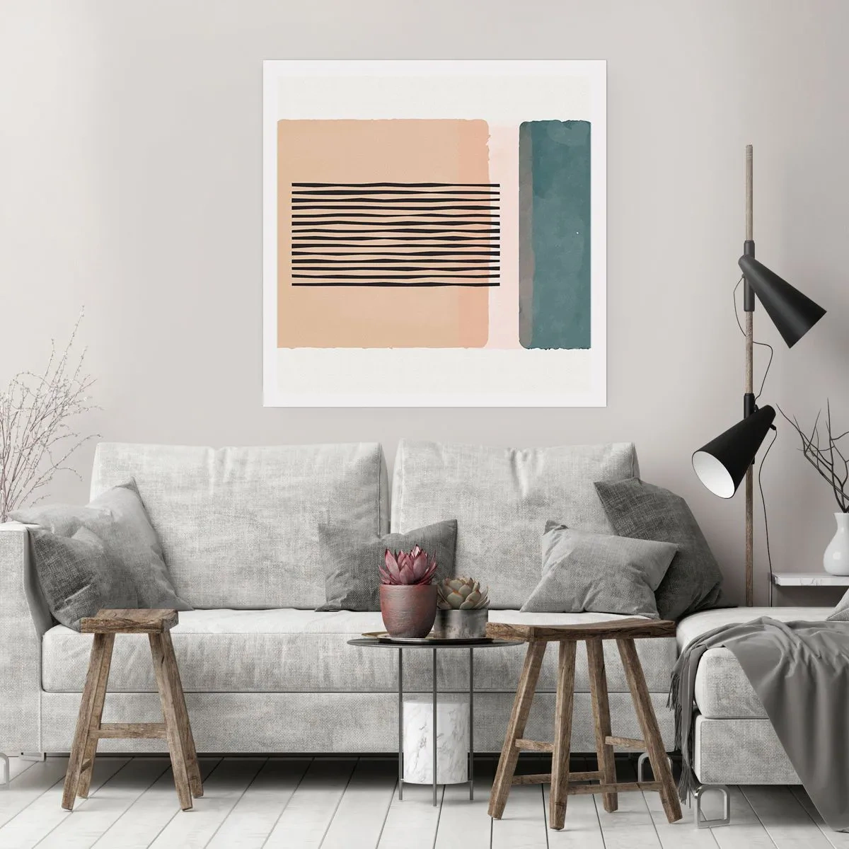 Poster - Alles is oke - 60x60 cm