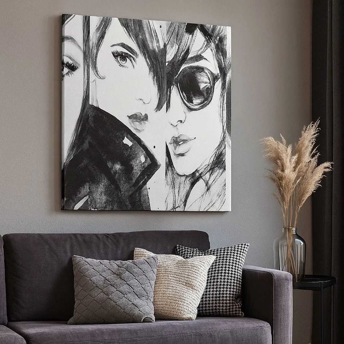 Schilderen op canvas - Schoonheid vermenigvuldigd - 30x30 cm