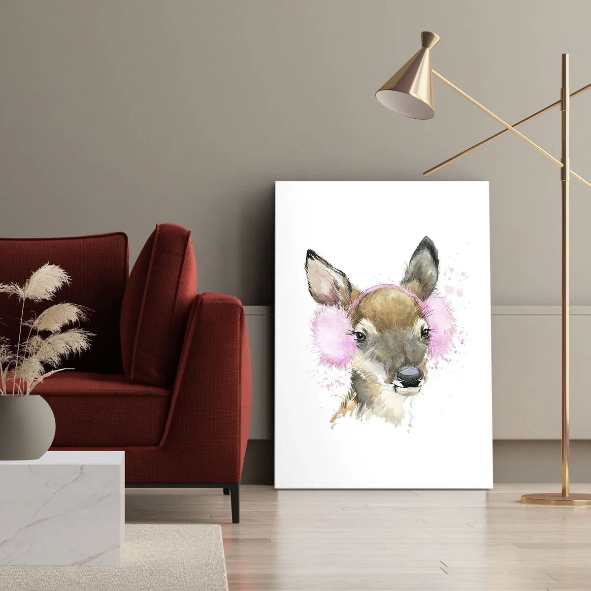 Schilderen op canvas - En de vorst is niet langer verschrikkelijk - 80x120 cm