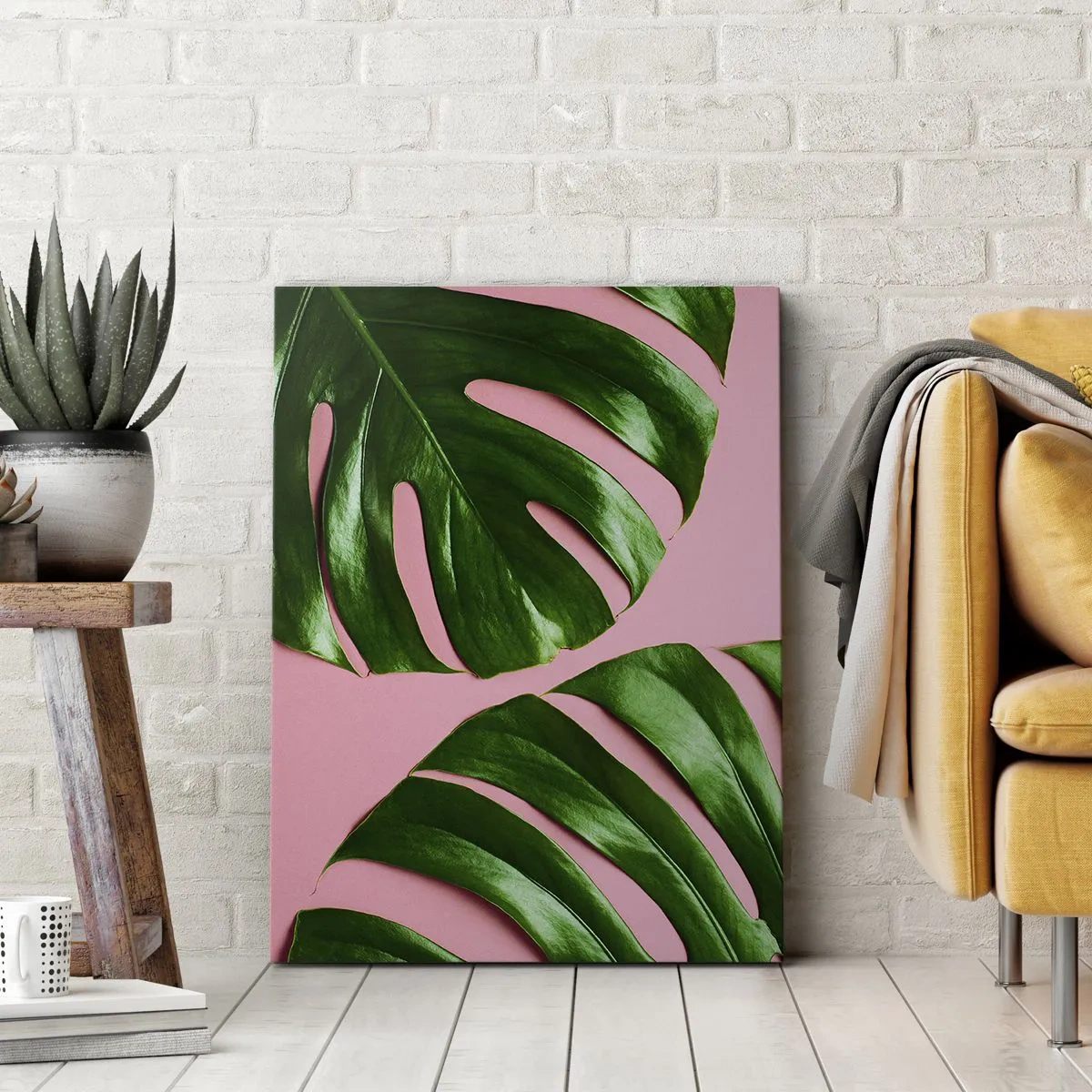 Schilderen op canvas - Groene rendez-vous - 50x70 cm