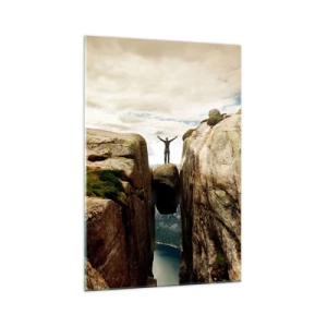 Schilderen op glas - Hoe gaat het met mij?! - 70x100 cm