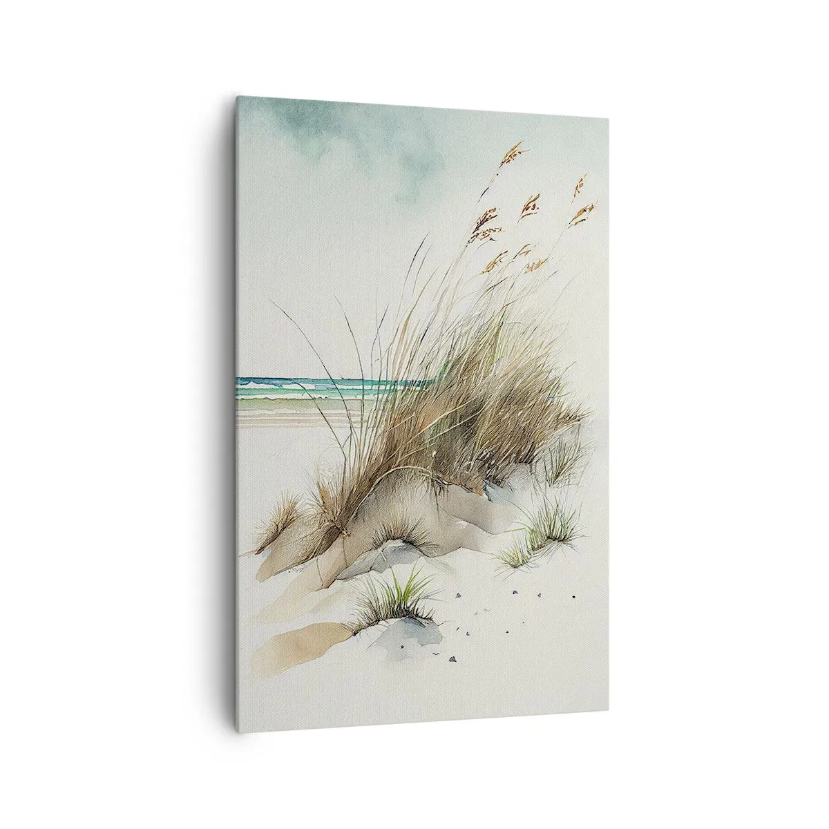 Schilderen op canvas - Bedekt met zand - 80x120 cm