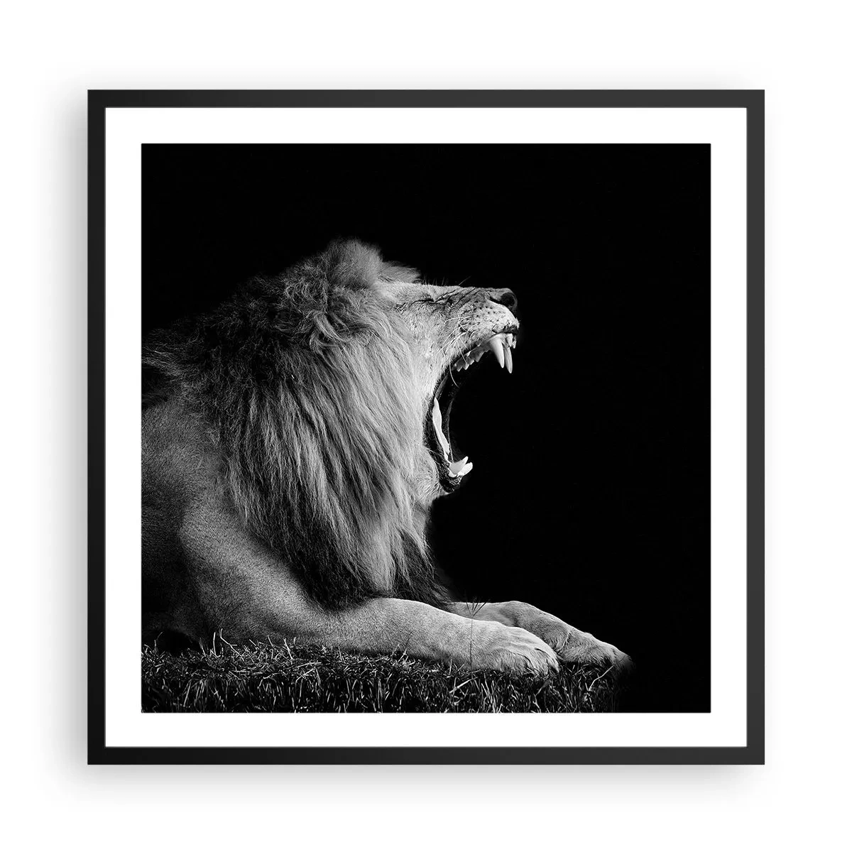 Poster in een zwarte lijst - Zonder enige twijfel - 60x60 cm