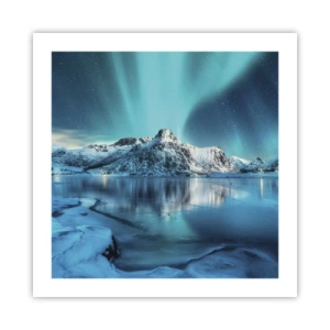 Poster - lichtnacht - 50x50 cm