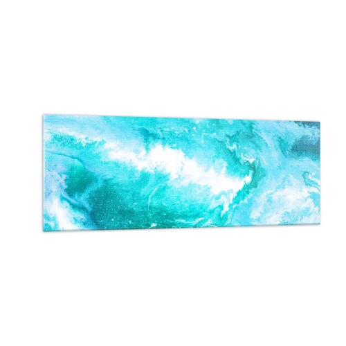 Schilderen op glas - In de kern van het element - 140x50 cm