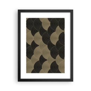 Poster in een zwarte lijst - Eenheid in veelheid - 30x40 cm