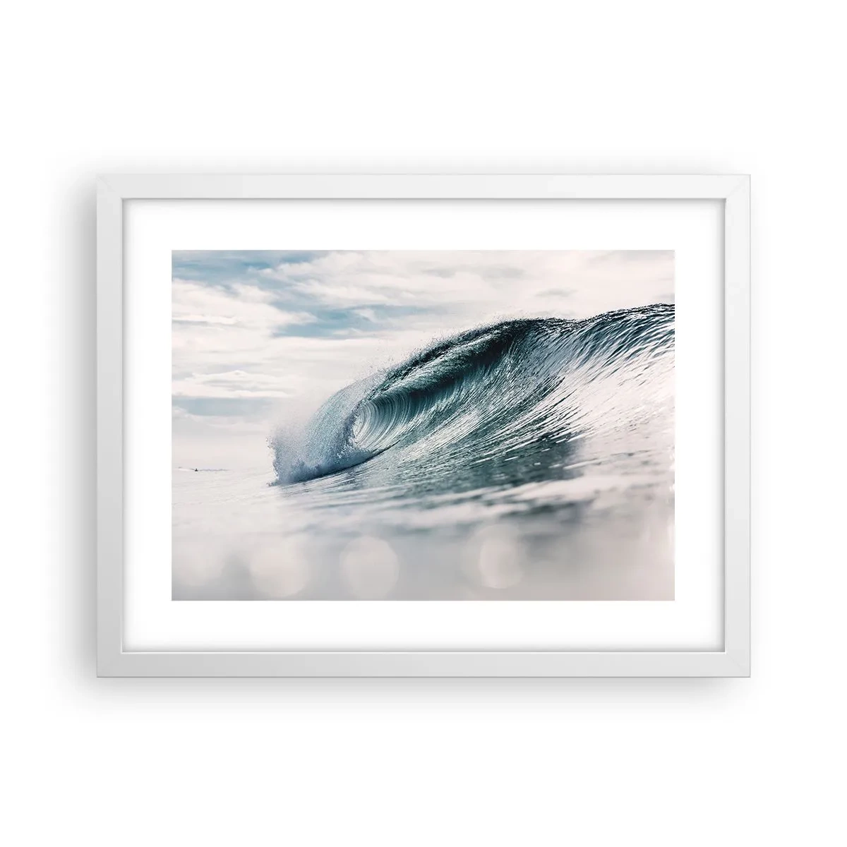 Poster in een witte lijst - Waterpiek - 40x30 cm