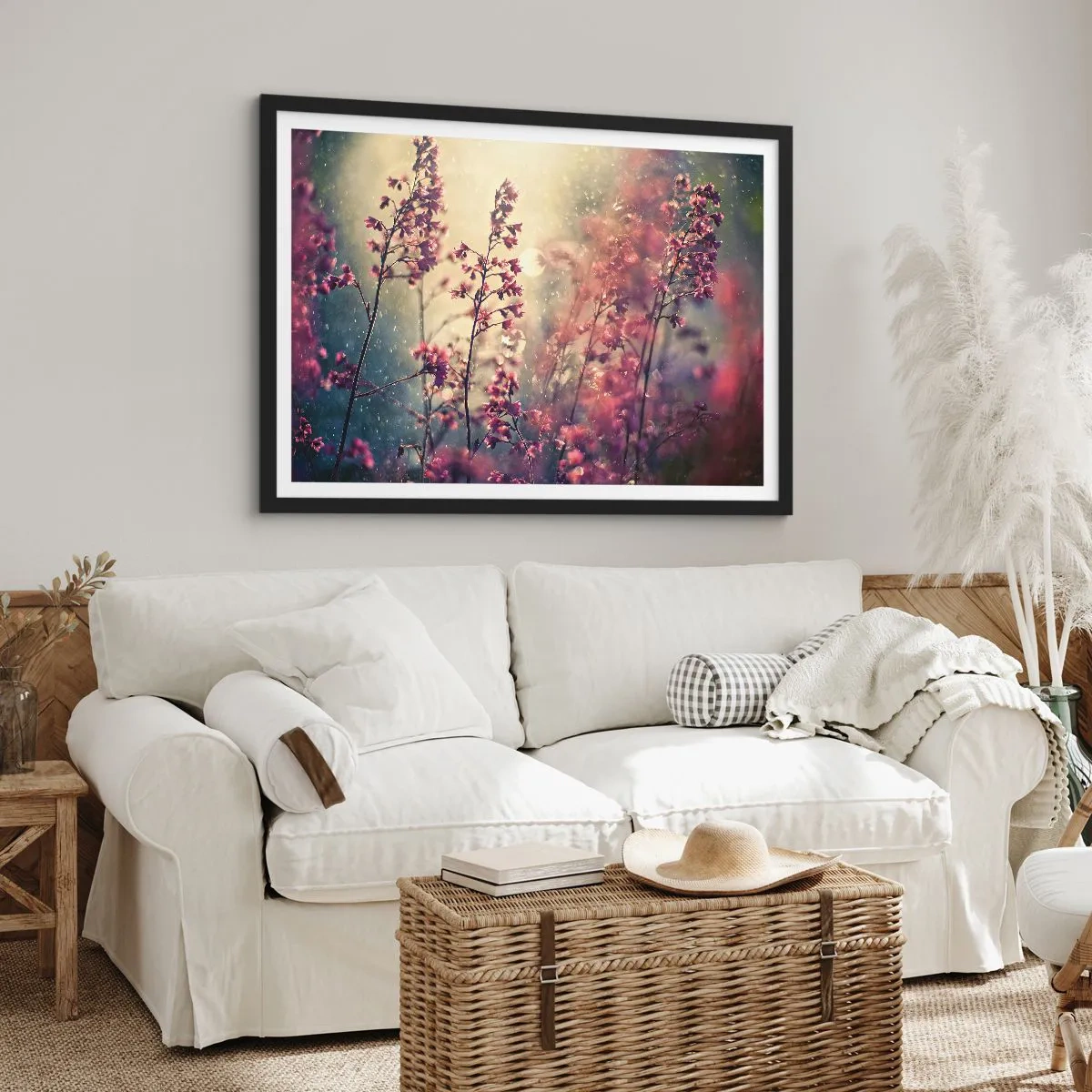 Poster in een zwarte lijst - Geheime Tuin - 70x50 cm