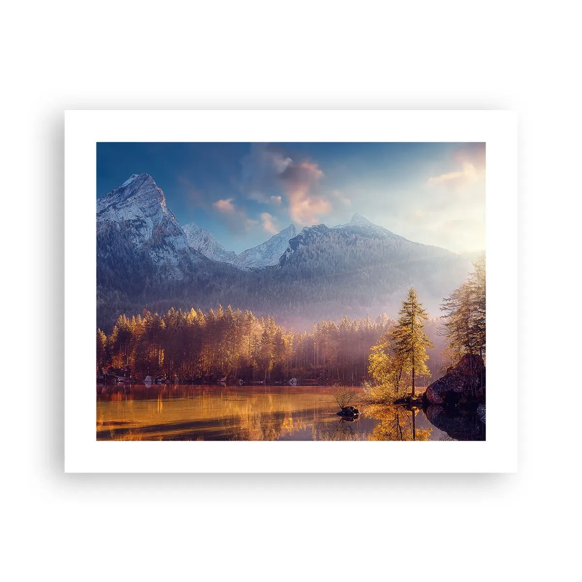 Poster - In bergen en dalen - 50x40 cm