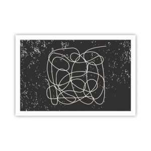 Poster - Dwalende gedachten - 91x61 cm