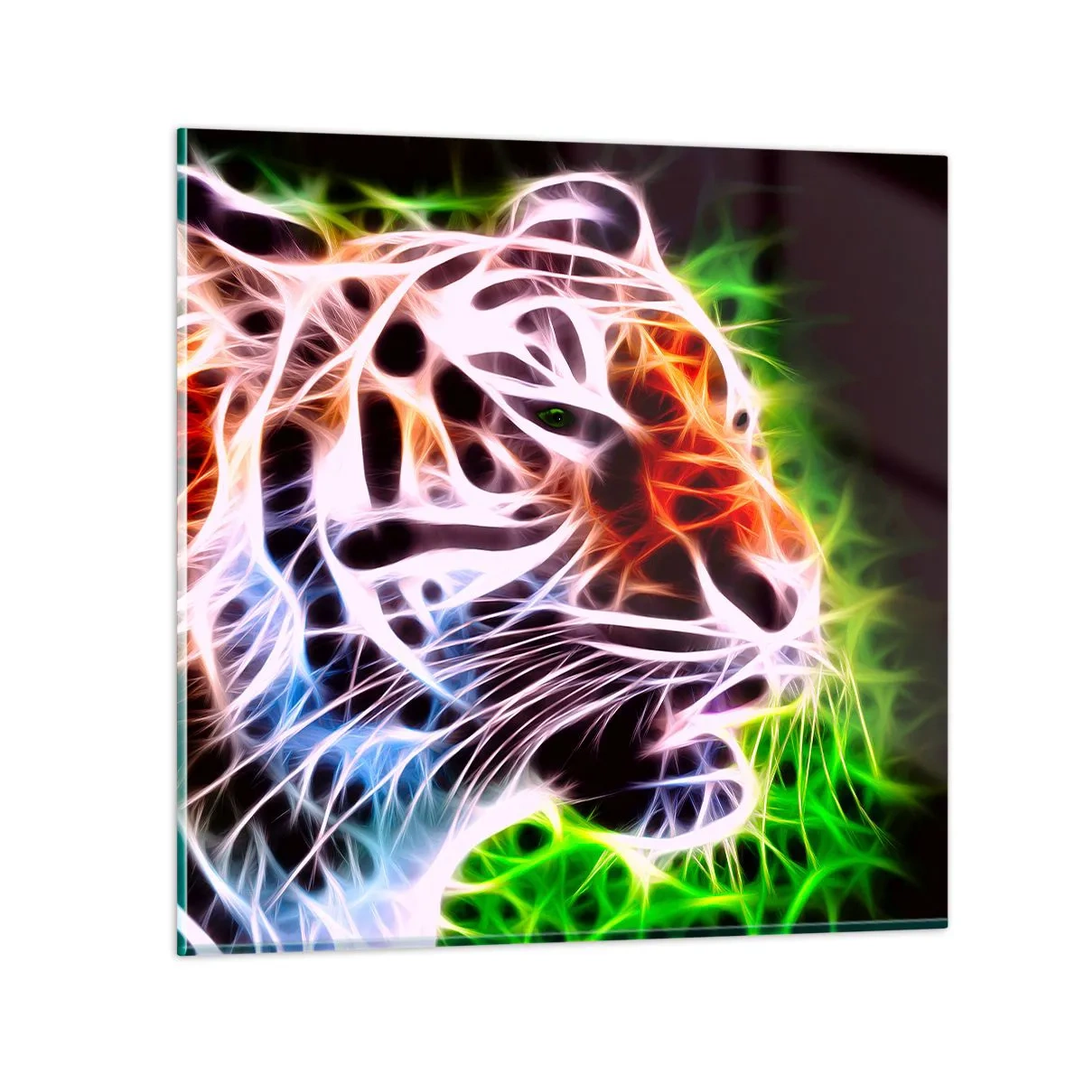 Schilderen op glas - Vreselijke uitstraling - 60x60 cm