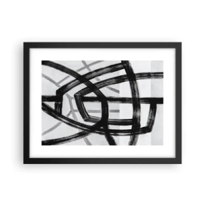 Poster in een zwarte lijst - Diepte opbouwen - 40x30 cm