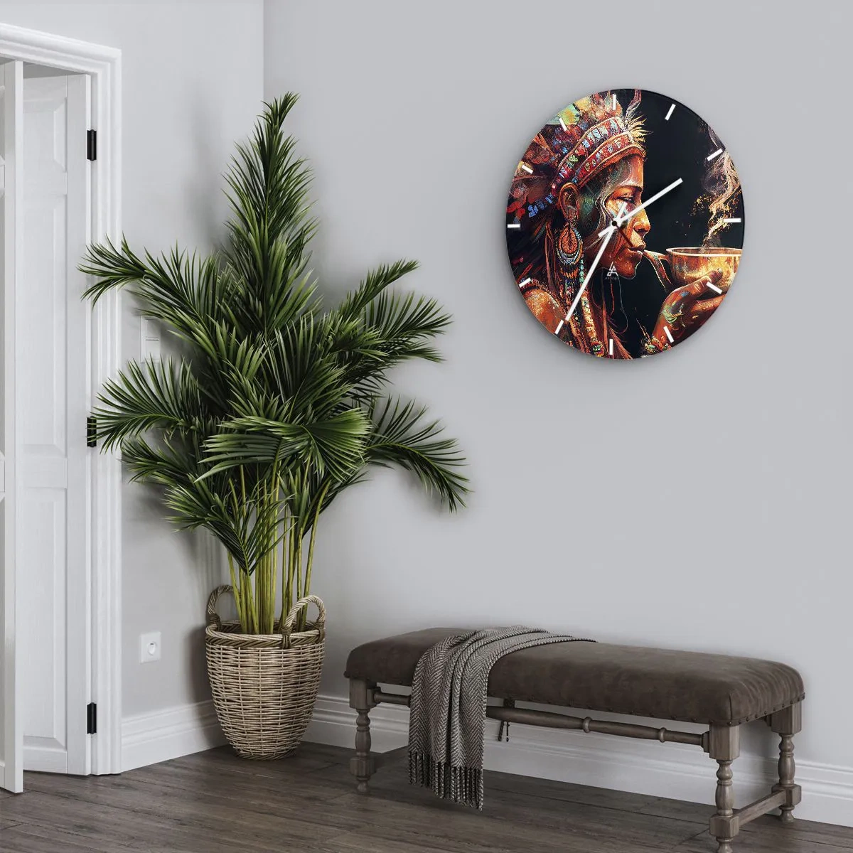 Wandklok - Klok - Magisch ritueel - 30x30 cm