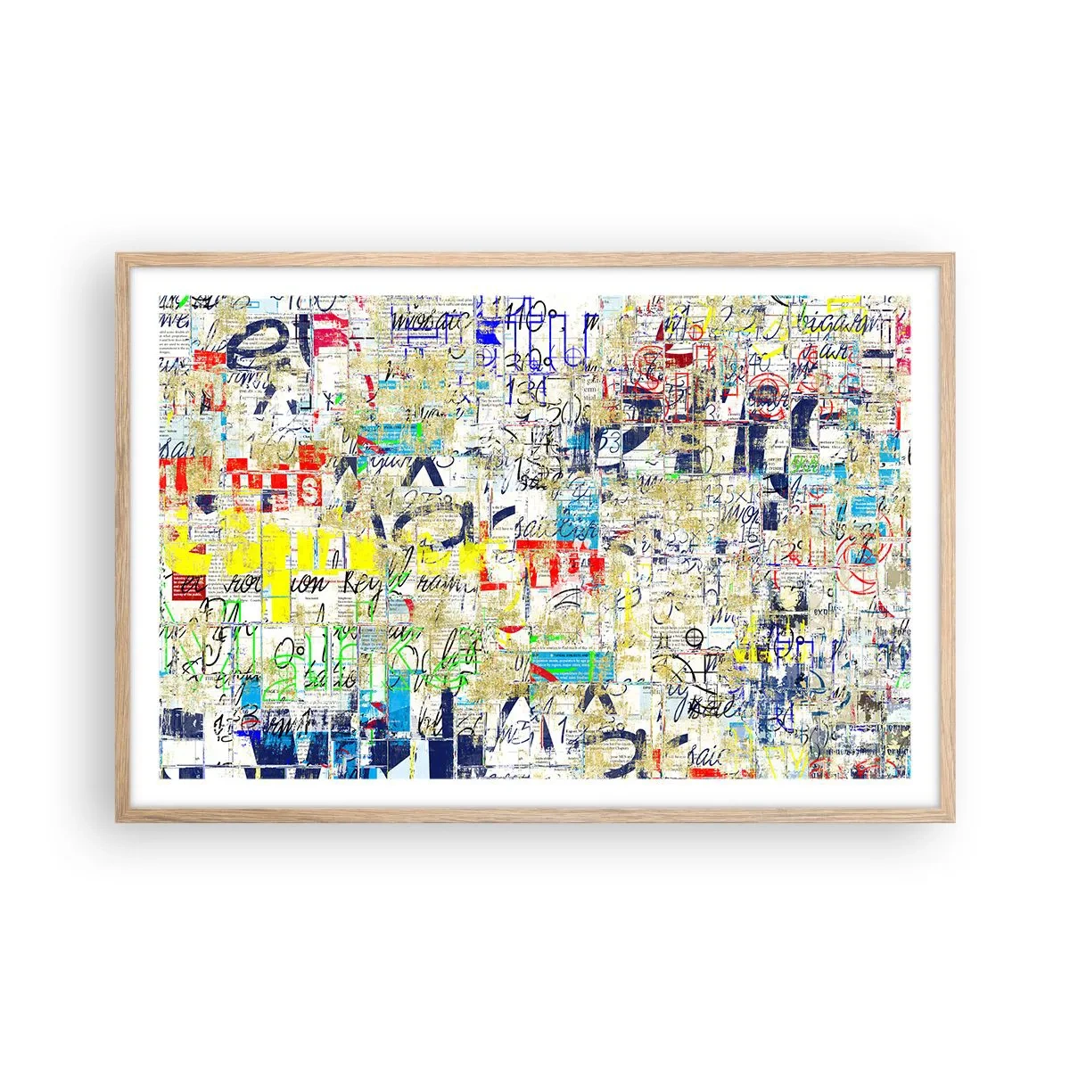 Een poster in een licht eiken lijst - Het is gewoon een lust voor het oog - 91x61 cm