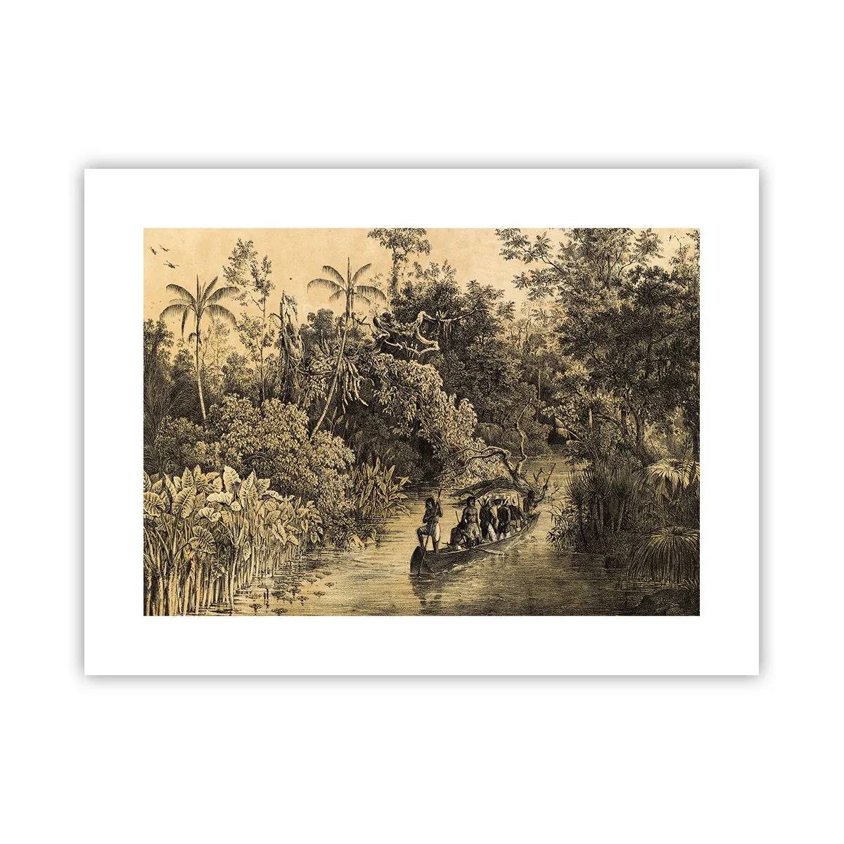 Poster - Expeditie naar de bron - 40x30 cm