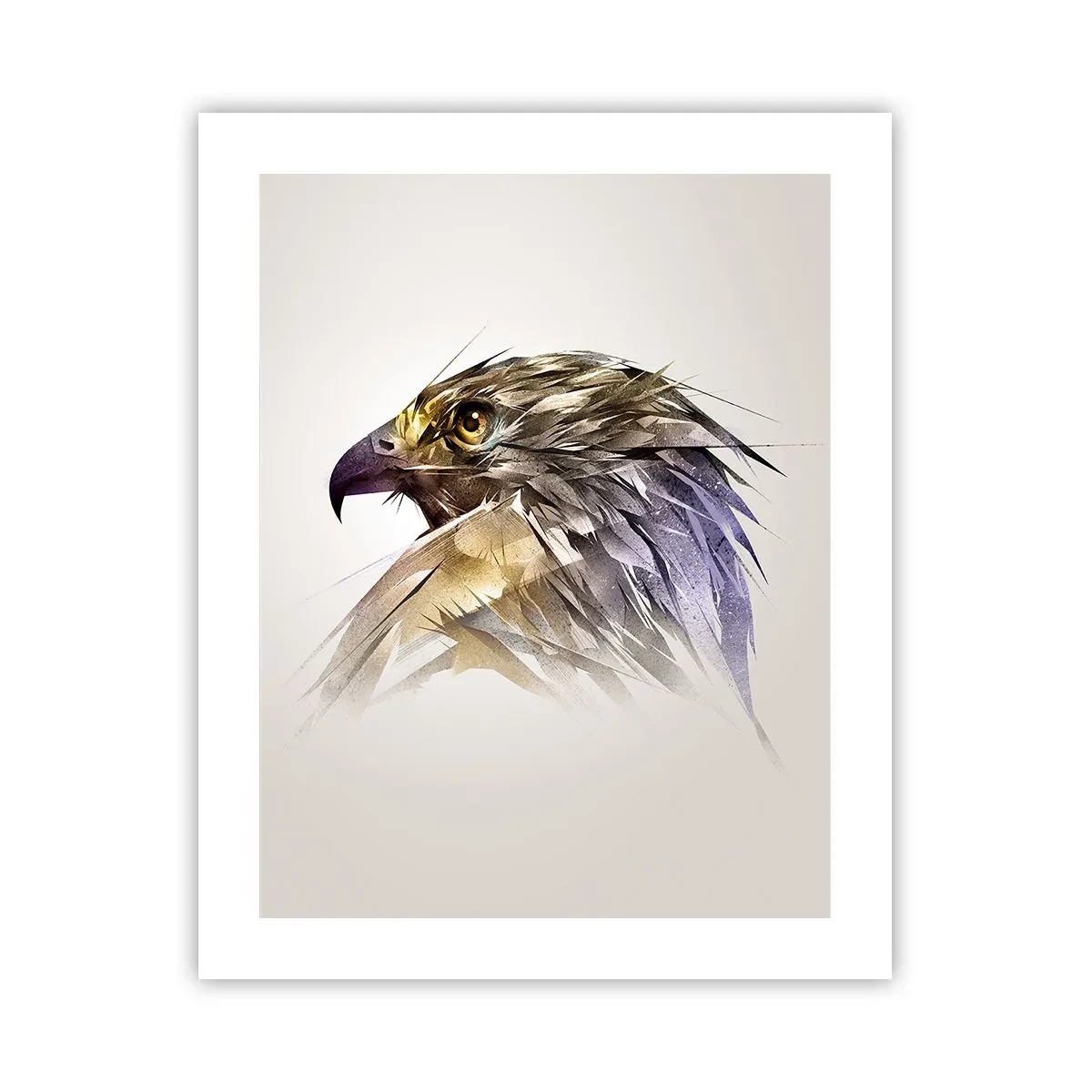 Poster - Portret van een krijger - 40x50 cm