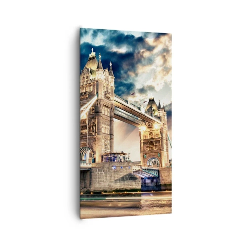 Schilderen op canvas - Victoriaans rijksmonument - 65x120 cm