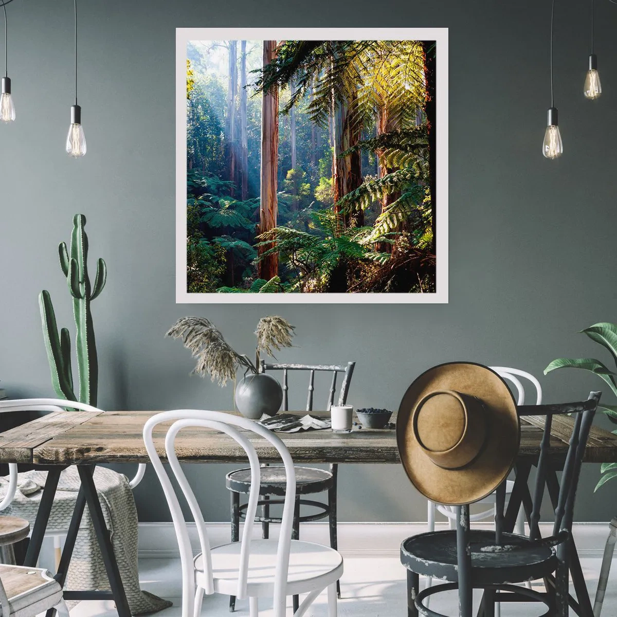 Poster - Een bossprookje - 50x50 cm