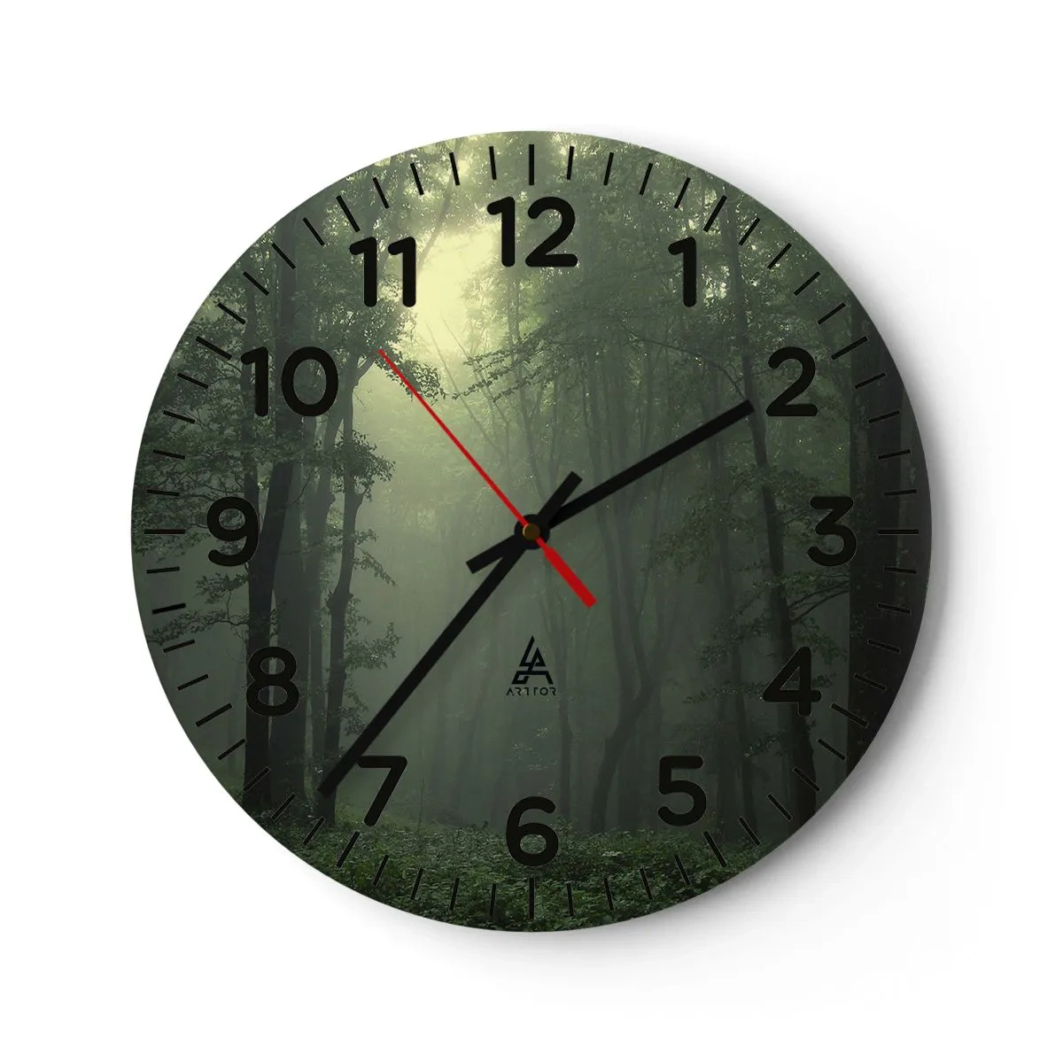 Wandklok - Klok - Voordat hij wakker wordt - 30x30 cm