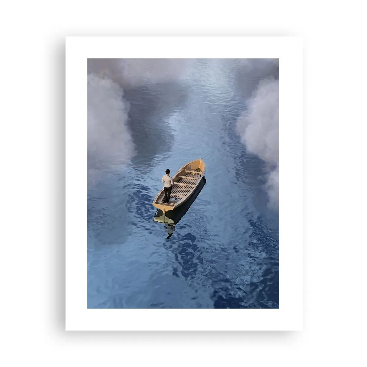 Poster - Leven – reis – onbekend - 40x50 cm