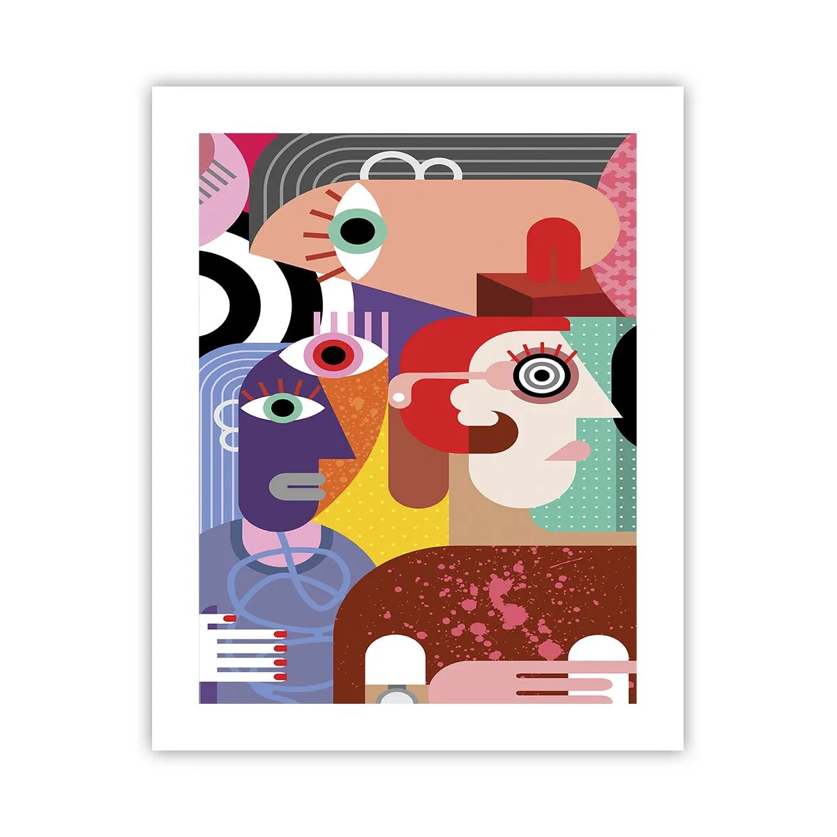 Poster - Wij zijn van de heer Picasso - 40x50 cm