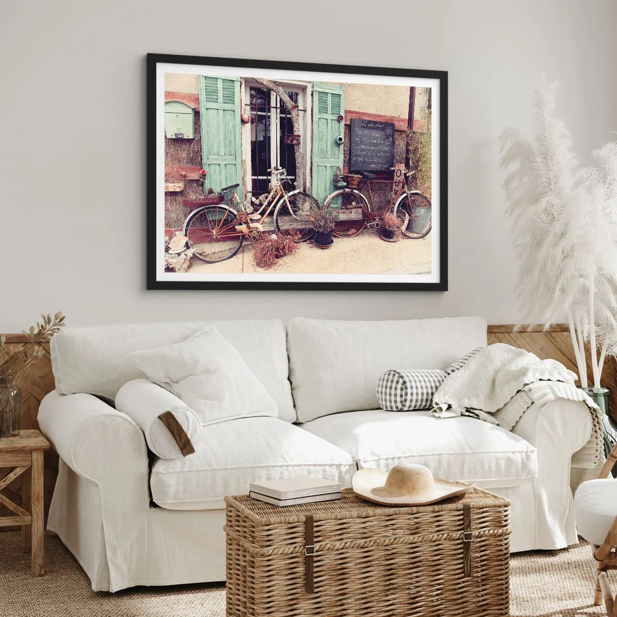 Poster in een zwarte lijst - Lang leve de provincie - 91x61 cm