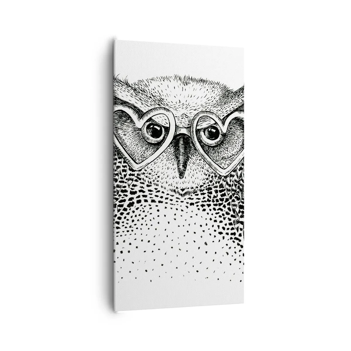 Schilderen op canvas - Verstandig en met liefde - 65x120 cm