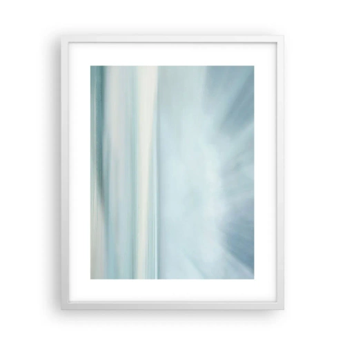 Poster in een witte lijst - Vrede tot aan de horizon - 40x50 cm