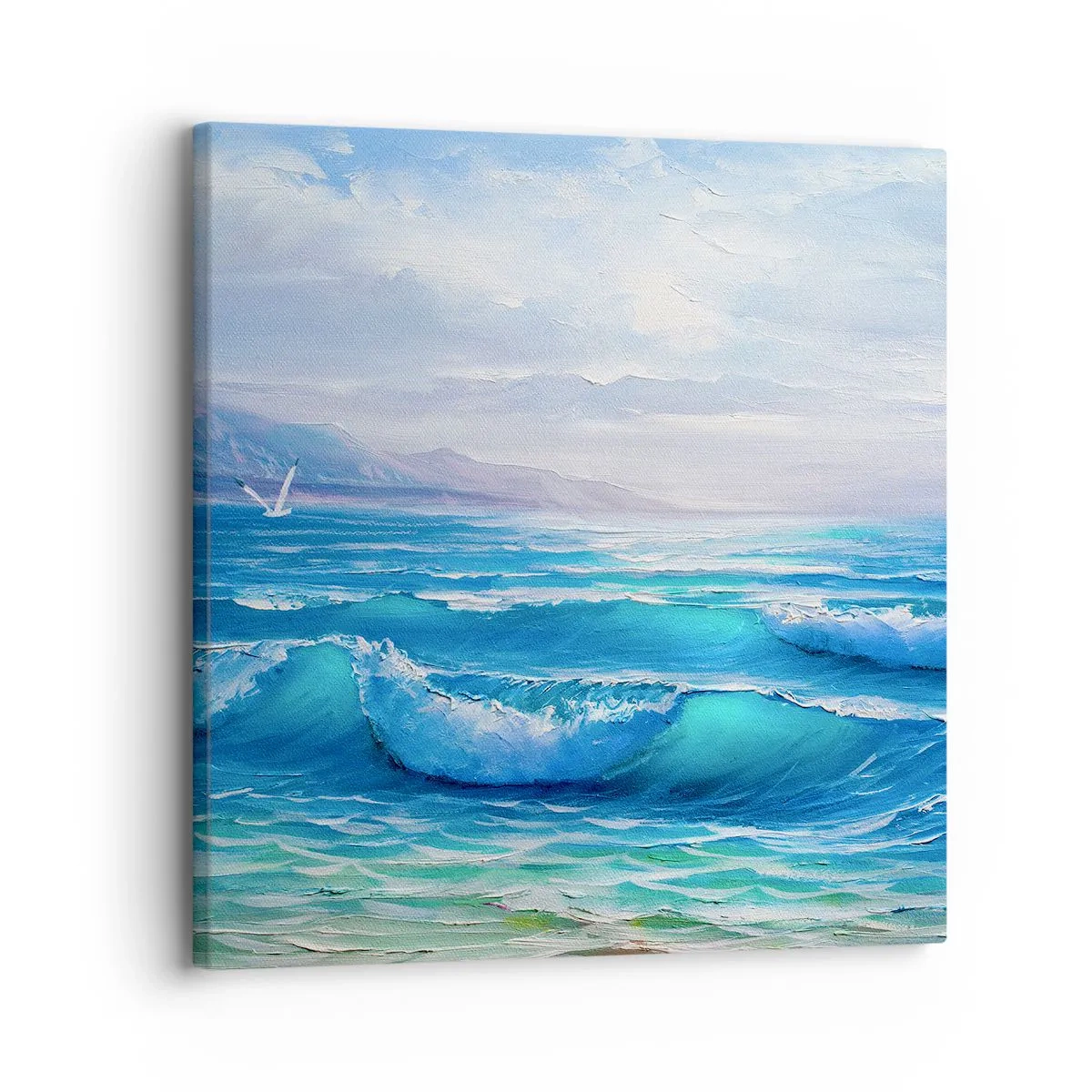 Schilderen op canvas - Het brengt verlichting - 30x30 cm