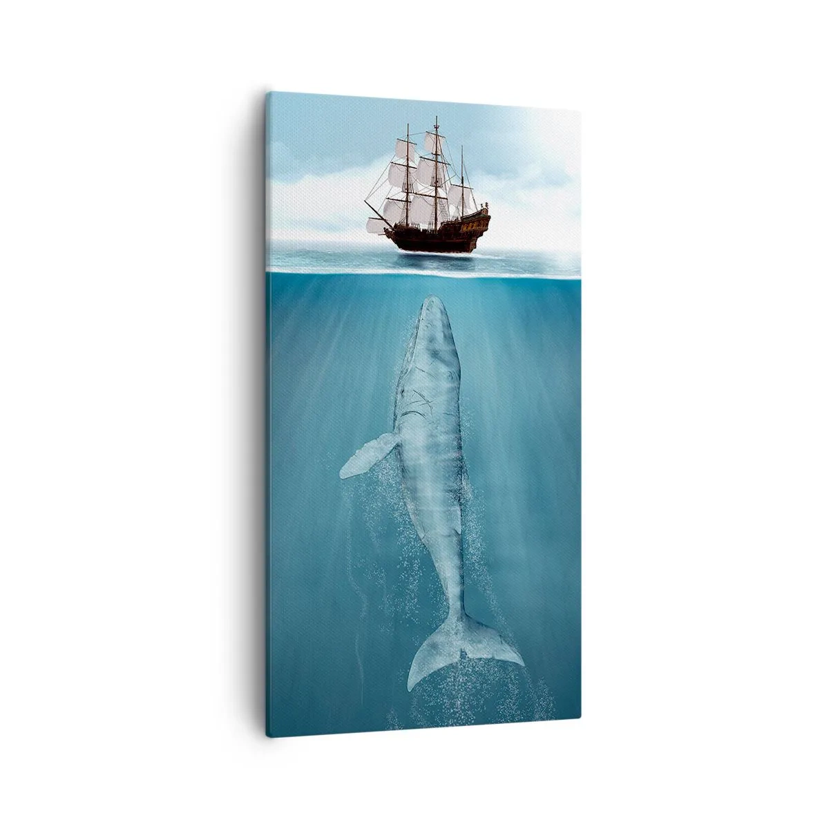 Schilderen op canvas - Het is beter om het niet te weten - 55x100 cm