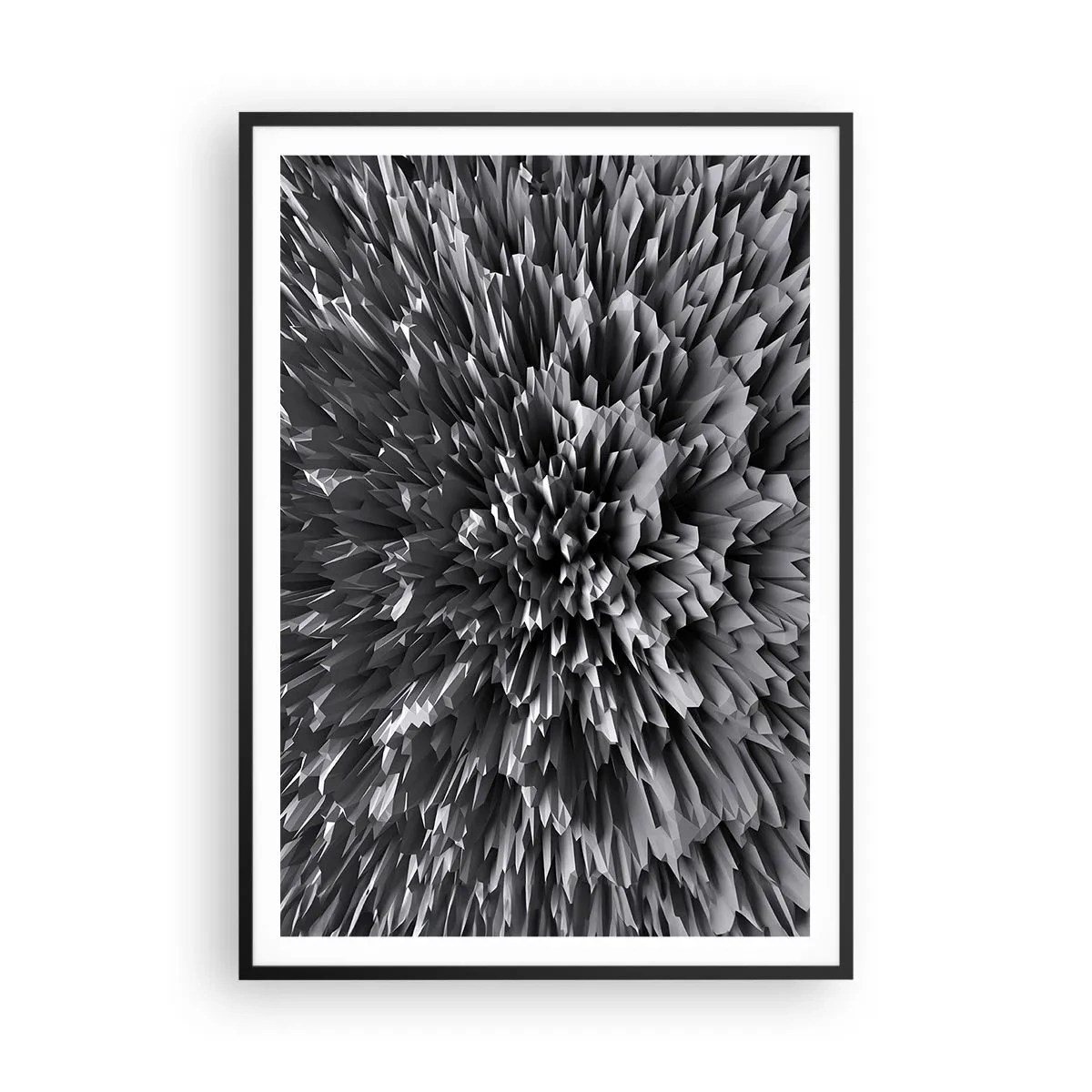 Poster in een zwarte lijst - Strikter kan het niet - 70x100 cm