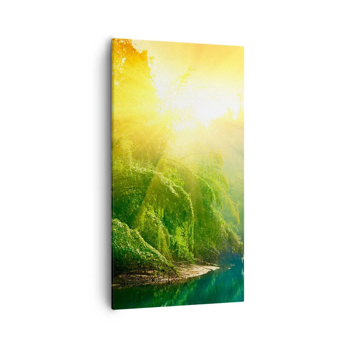 Schilderen op canvas - Verdrinken in de zon en schaduw - 55x100 cm