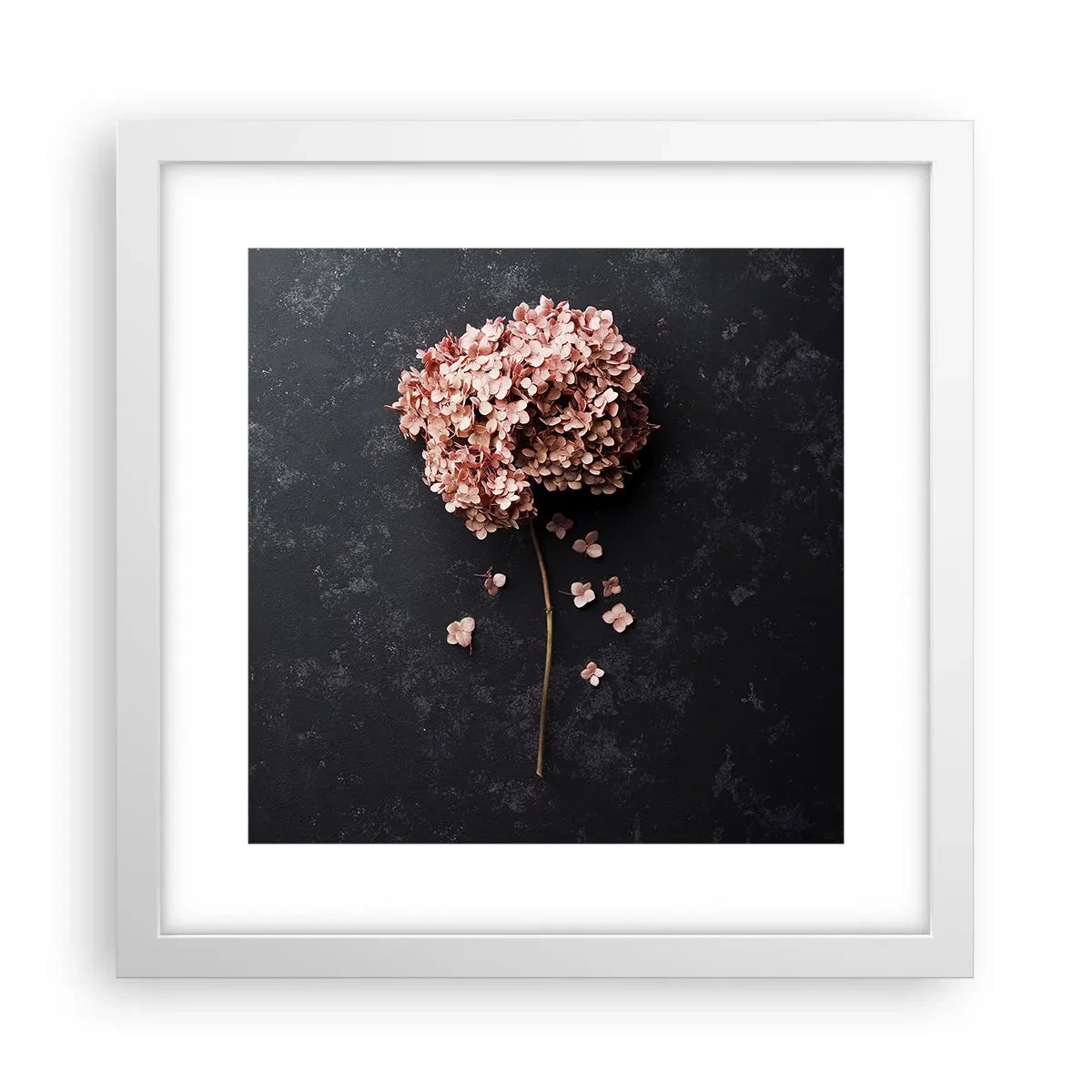 Poster in een witte lijst - Een echt romantisch teken - 30x30 cm