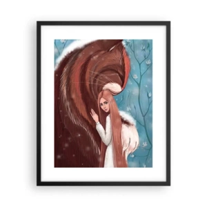 Poster in een zwarte lijst - Welkom in het sprookje - 40x50 cm